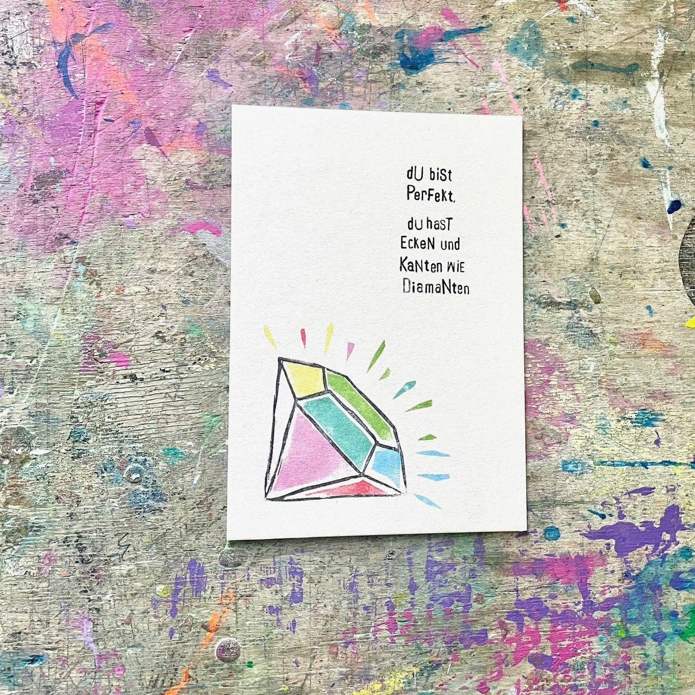 kuki - Wholesale Postcard - "You are Perfect…" Kuki Postcard Set of 101