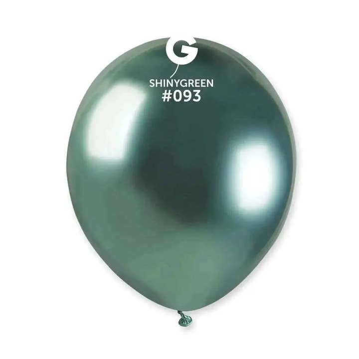 Gemar - 5" Shiny Green Latex Balloons #093 (50pcs) for wholesale by Party Expo, LLC