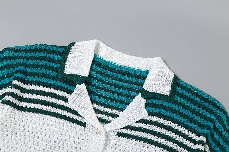 MB Fashion Wholesale - Wholesale Top & Short Set (NOT Loungewear) - Women's - MB FASHION Knit Cardigan and High Waist Shorts Set 3071 LY12