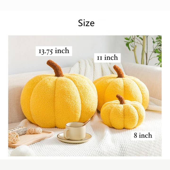 Delmar Decor - Wholesale Throw/Decorative Pillow - Pumpkin Fall boucle pillows, full pillow8