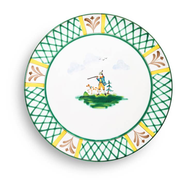 Gmundner Keramik Handels GmbH - Wholesale Dinner Plate - Hunting, underplate cup (diameter 32 cm)1