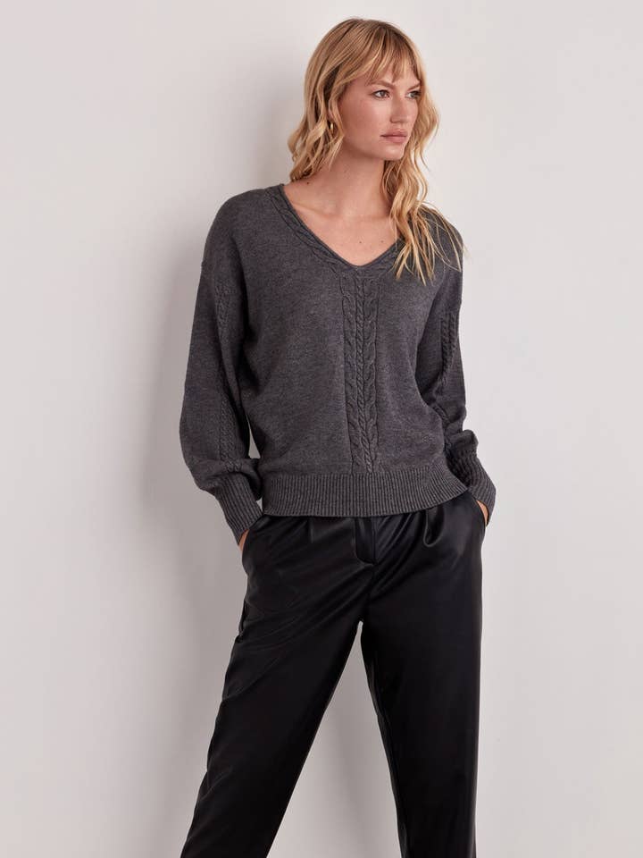 CABLE-KNIT SWEATER for wholesale by Ellen Tracy