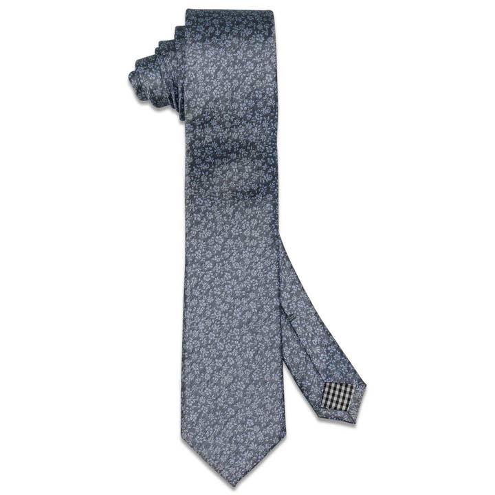 Misty Flowers Silk Skinny Tie for wholesale by Aristocrats Bows N Ties