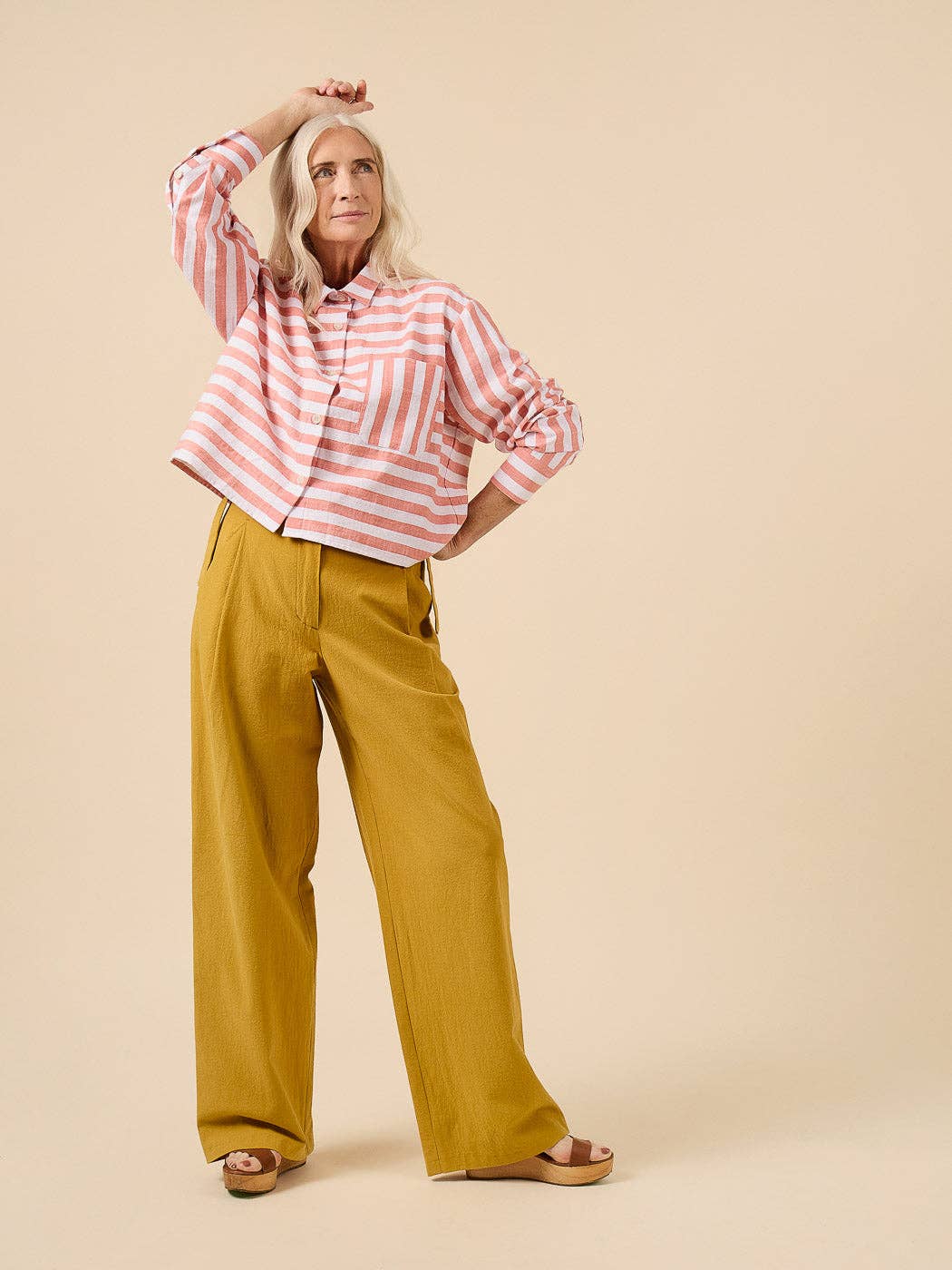 Closet Core Patterns - Wholesale Craft Sewing Kit - Jenna Shirt + Shirtdress Sewing pattern2