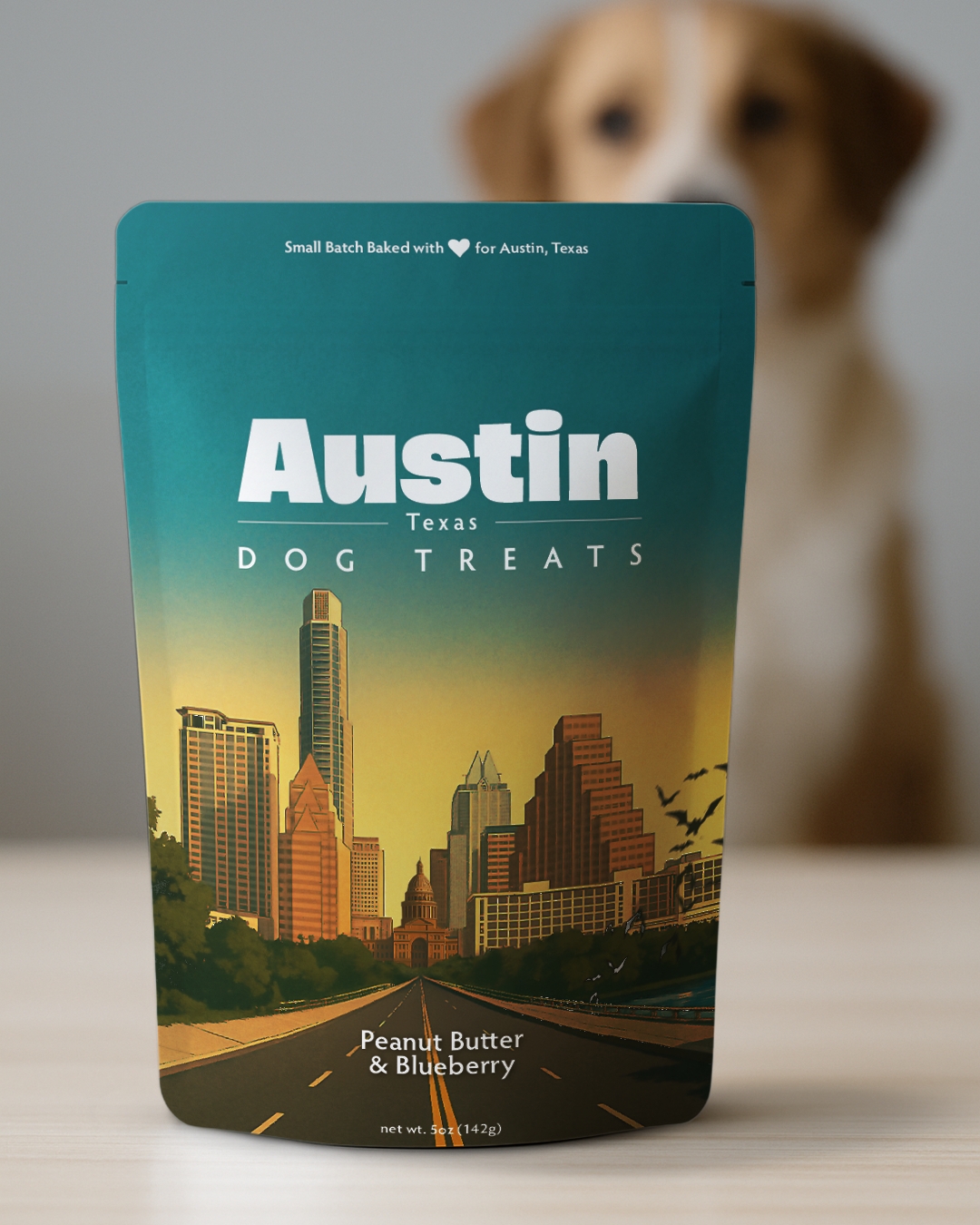Neoteric Brands - Wholesale Pet Treats - Dog - Austin, TX Souvenir Dog Treats - 5oz Small-Batch1