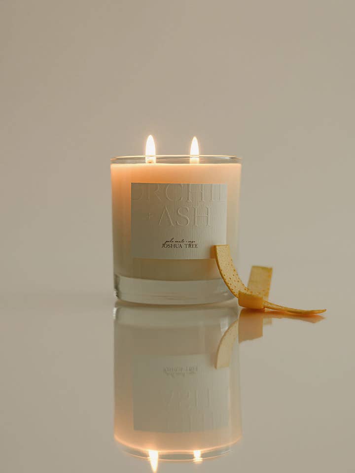 Palo Santo + Sauge | Bougie naturelle JOSHUA TREE pour la vente par Orchid + Ash