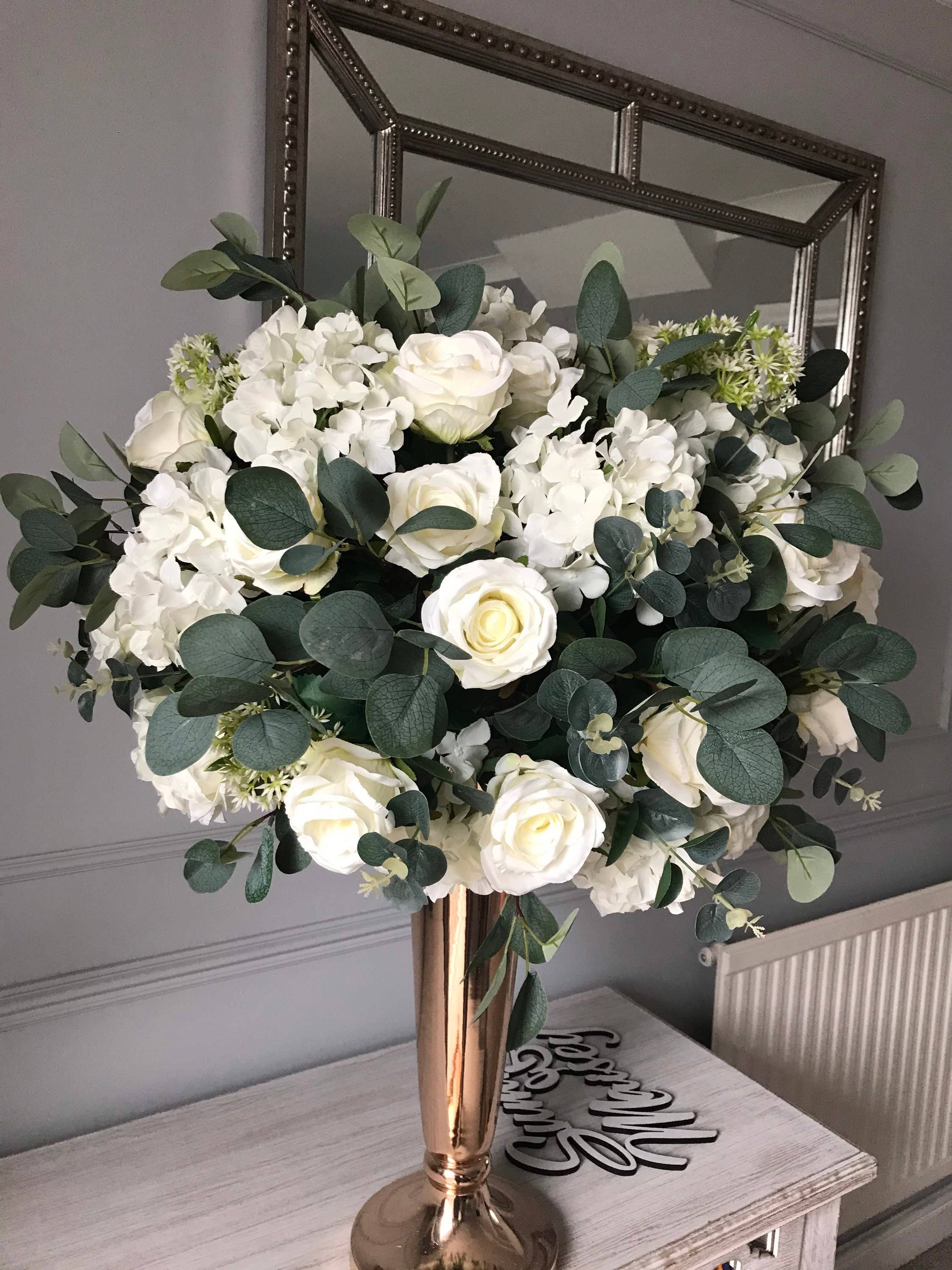 IVY CRUZ – Großhandel Künstliche Blumen – Blumenmittelstück, Hochzeitstischdekoration, Blumiger Tischschmuck3