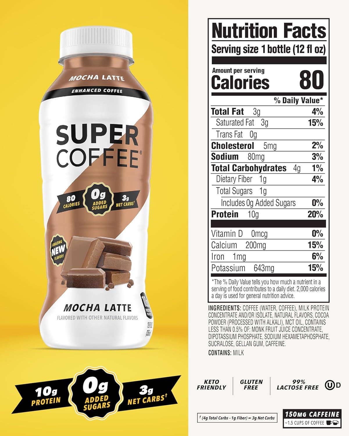 Oasis Snacks - Wholesale Iced Coffee/Cold Brew - SUPER COFFEE Enhanced Drink, 12oz6