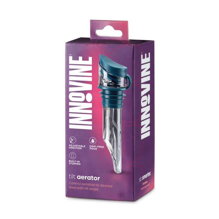 Innovine - Wholesale Liquor Dispenser - Tilt Aerator in Deep Teal1