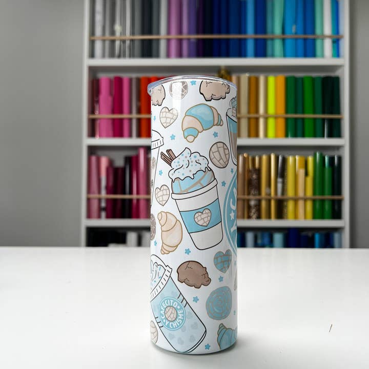 Selena Marie LLC - Wholesale Insulated Mug/Tumbler - Cafecito Y Chisme Custom Stainless Tumblers 20oz2