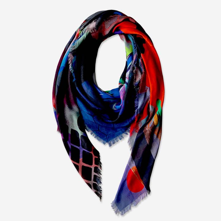 After Hours großer Fransenschal für den Großhandel von Tembo NYC