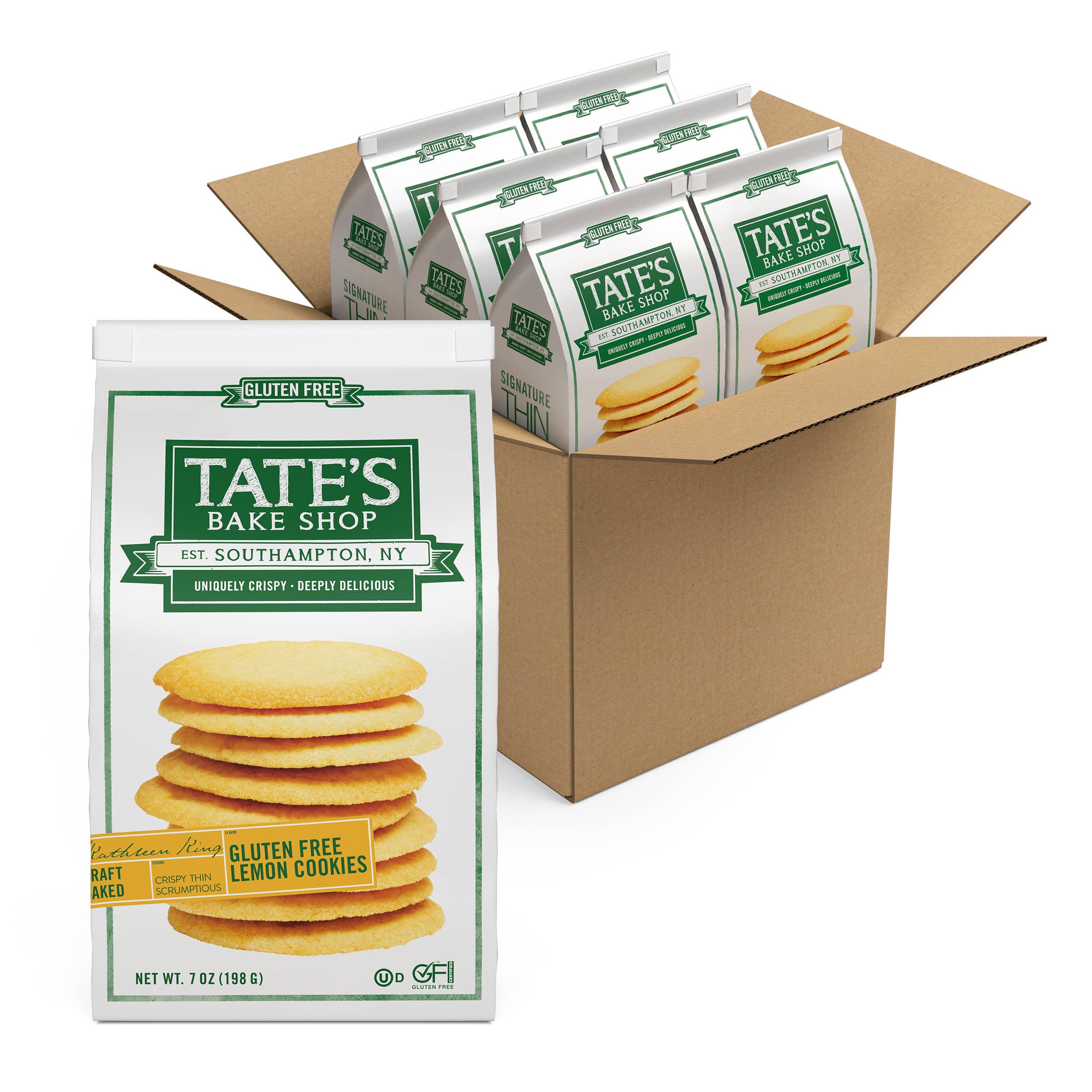 Tate's Bake Shop - Wholesale Cookie - Gluten Free Lemon Cookies | 7 oz | 6 Count1