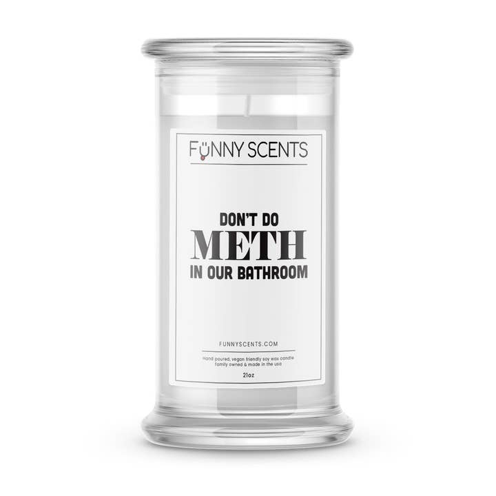 Não faça matemática em nosso banheiro Velas engraçadas por atacado de JewelryCandles.com