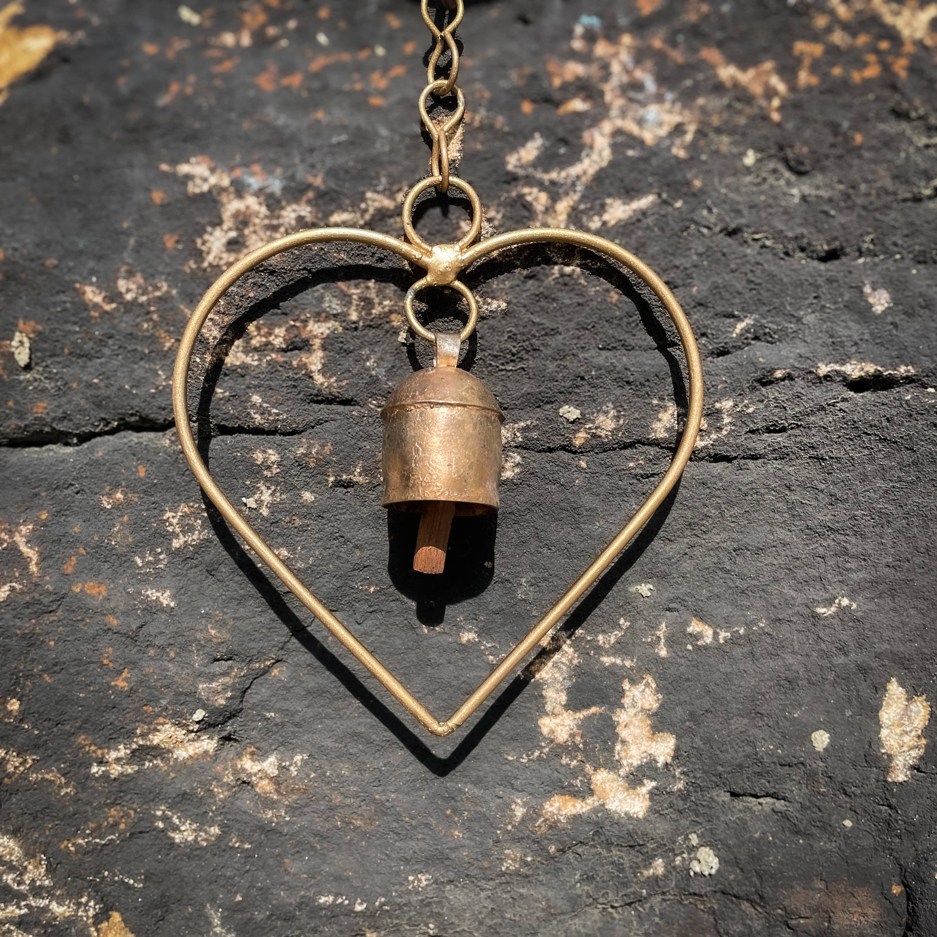 Mira Fair Trade - Wholesale Wind Chime - Mini Heart Wind Chime 1