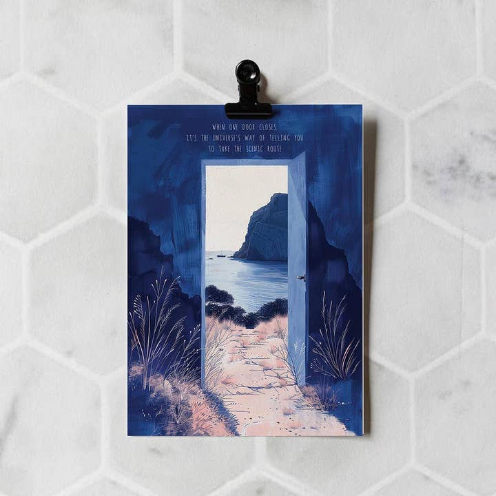 Botanopia - gifts , decor and cards for plant lovers - Wholesale Friendship Card - Take the scenic route | Encouragement Friendship Card3