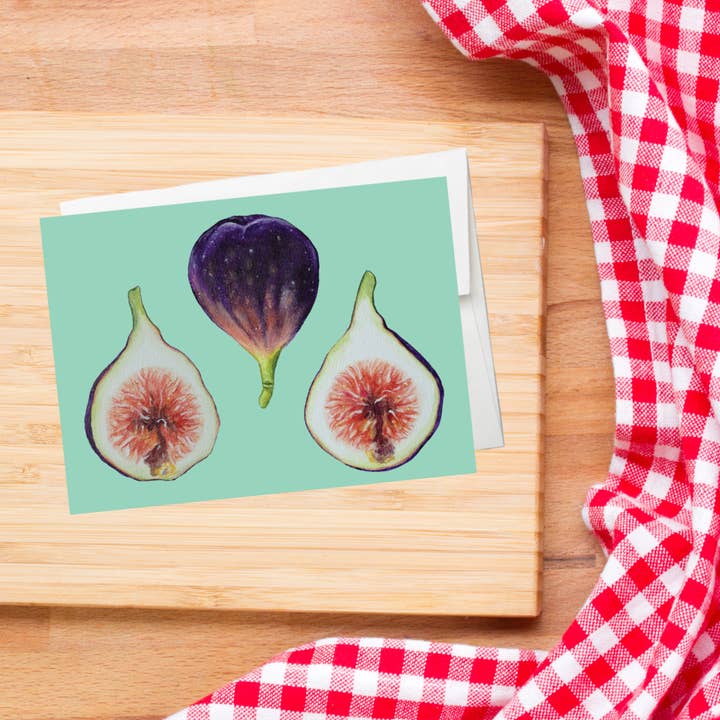 Plant Posse - Wholesale Everyday Greeting Card - Figs Greeting Card1