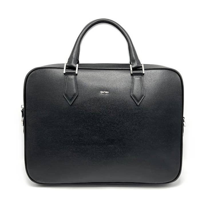 Saffiano lederen aktetas voor heren, gemaakt in Italië, 112290GV voor wholesale door Suie Valentini srl