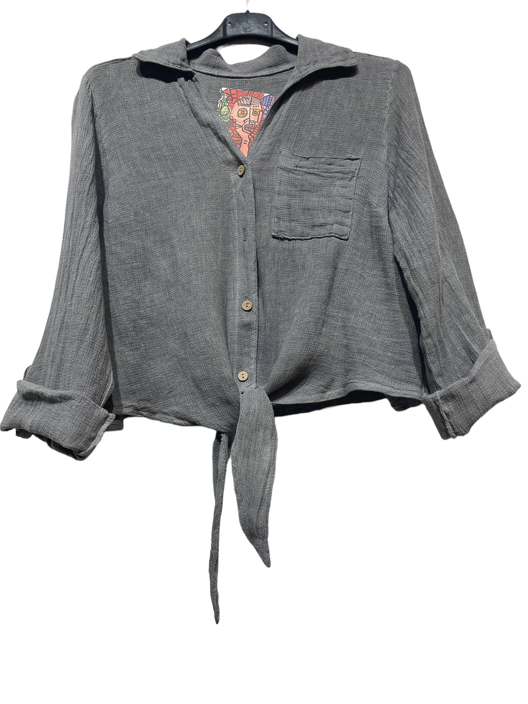 LINEN & COTTON HOUSE – Großhandel Bluse – Damen – Leinenweste 3025 MY VEST26