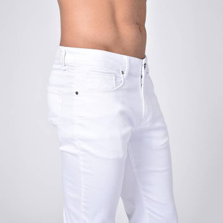 Jeans Slim Fit Super Stretch por atacado de EIGHT X