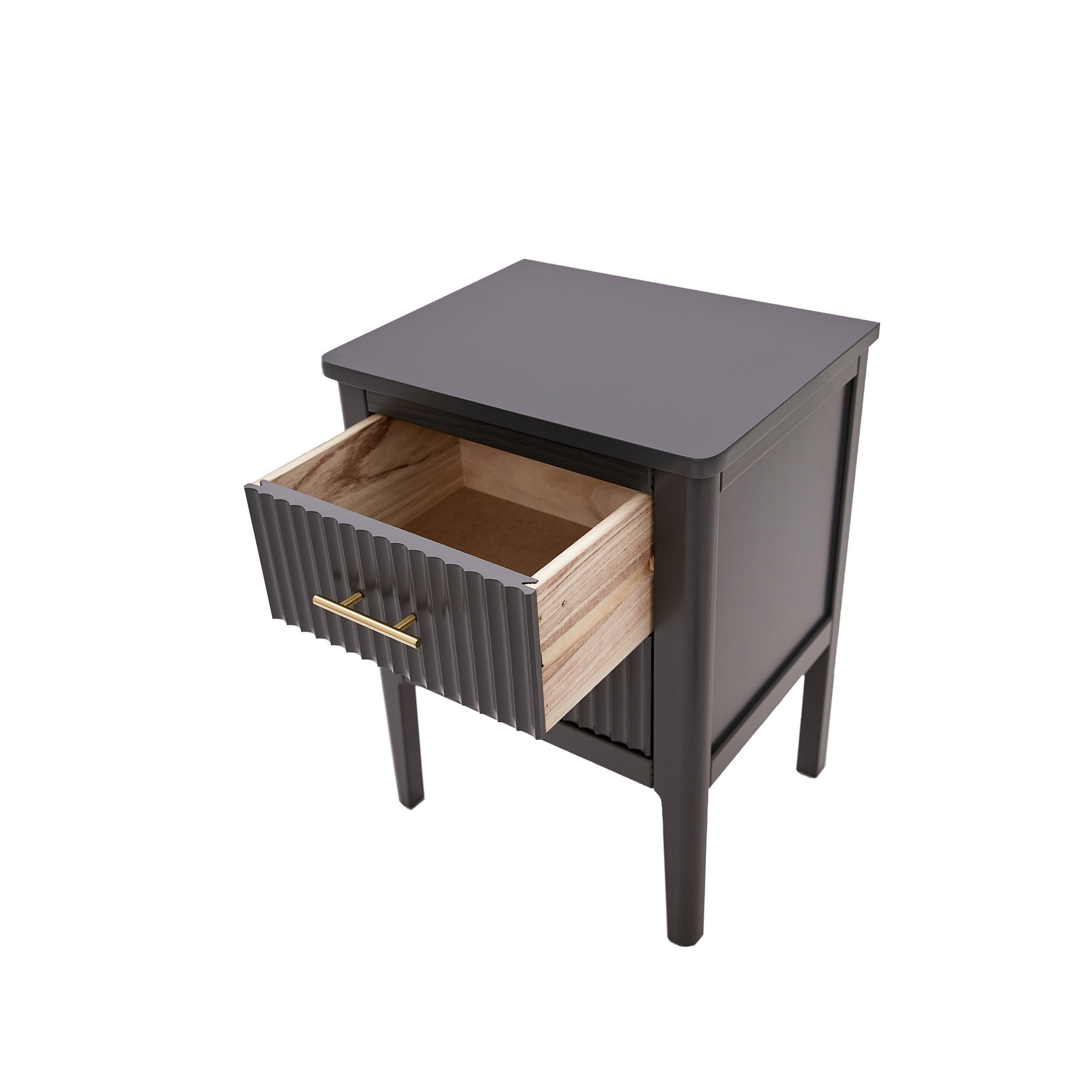 Greener Valley Trading - Vente Tables d'appoint - Table de chevet 2 tiroirs Arise-Sun - Série B - NB1011