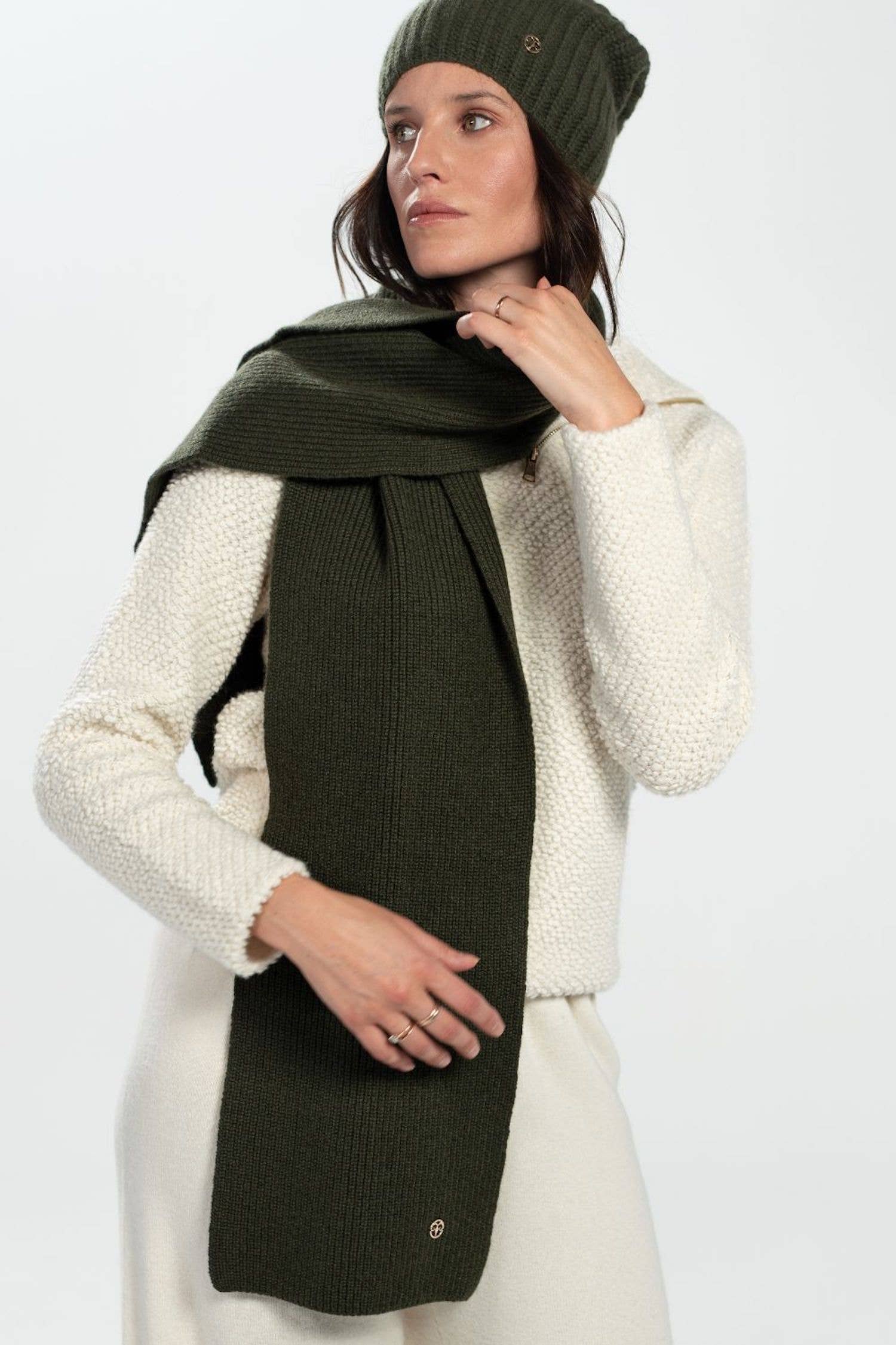 Bel Cashmere S.C. – wholesale Halsduk - Dam – Cashmere Ribbed Scarf0