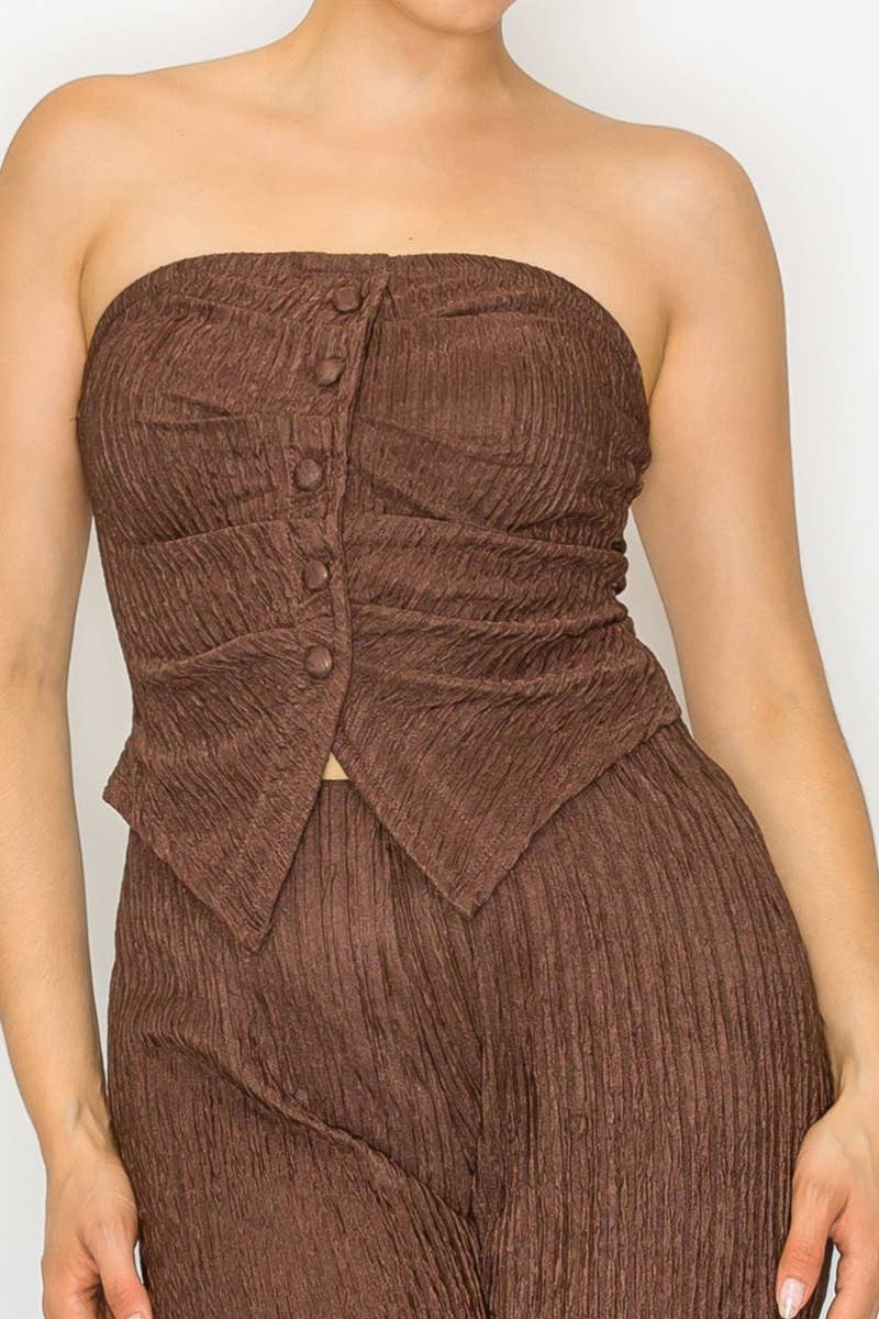 Kimcine - Wholesale Jumpsuit - Women's - KST8513-WOMEN'S SEXY STRAPLESS JUMPSUIT13