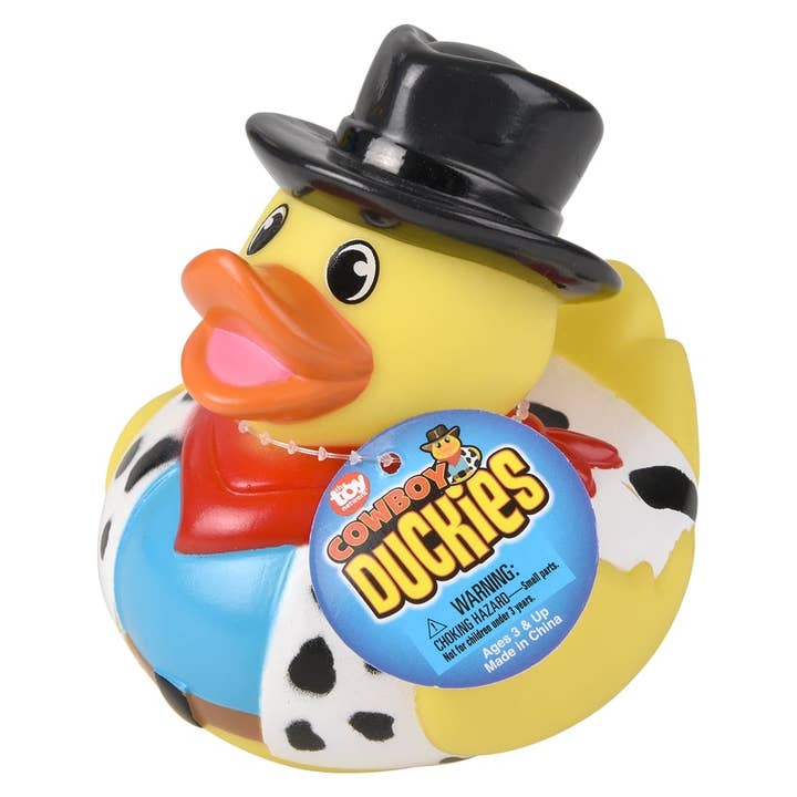 La Luna Bella - Toys - Wholesale Classic Toy - Kids - 3.75" Cowboy Duckies - LLB Toys4