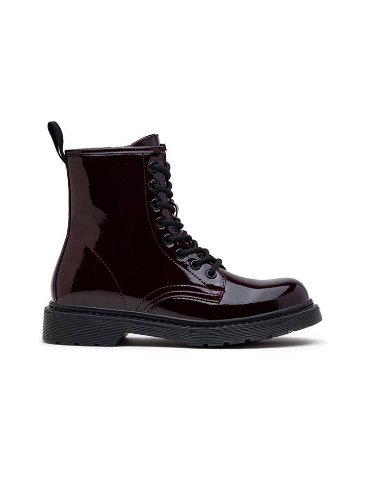 LADY GLORY - Vente Bottines – femme - Bottine vernie Chunkye à lacet