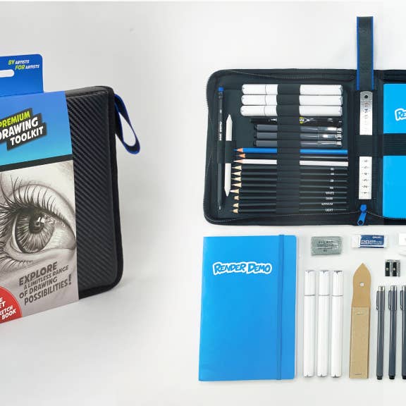 Drawing Set Sketch Kit for wholesale by Render Demo