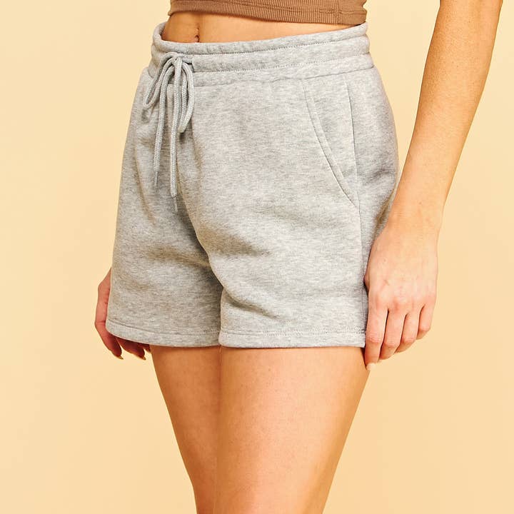 FREEZIA - Wholesale Lounge Shorts - Women's - 4th of july FLEECE SWEATSHORTS PANT WITH SIDE POCKETS-F763030