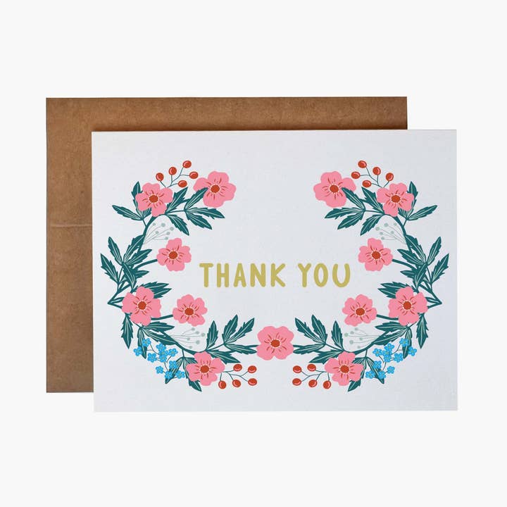 Thank you wreath for wholesale by Najwa Kronfel Inc.