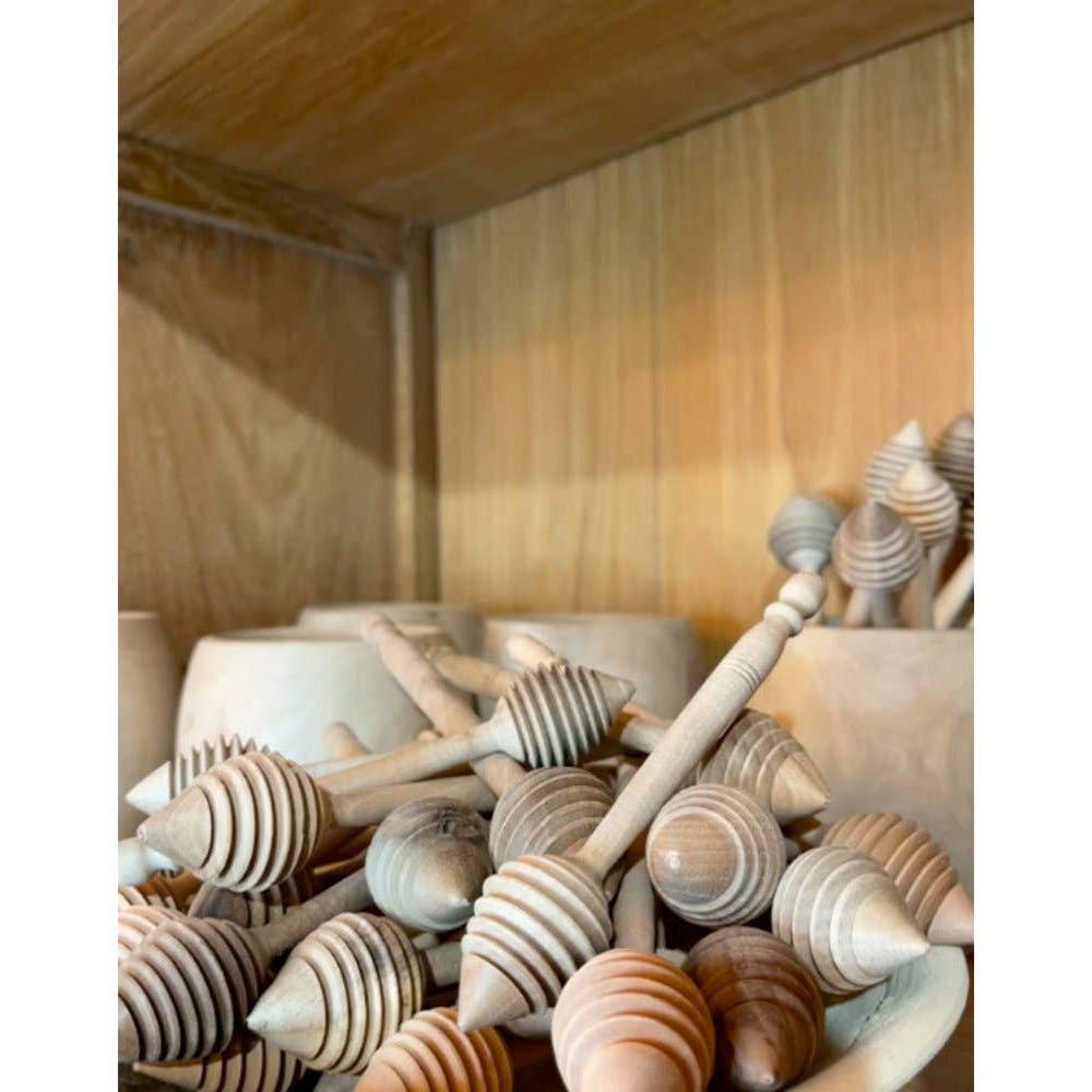 High crafty – wholesale Honey dipper – Walnut Honey Spoon | Handmade Moroccan Wooden Drizzle Stick 0