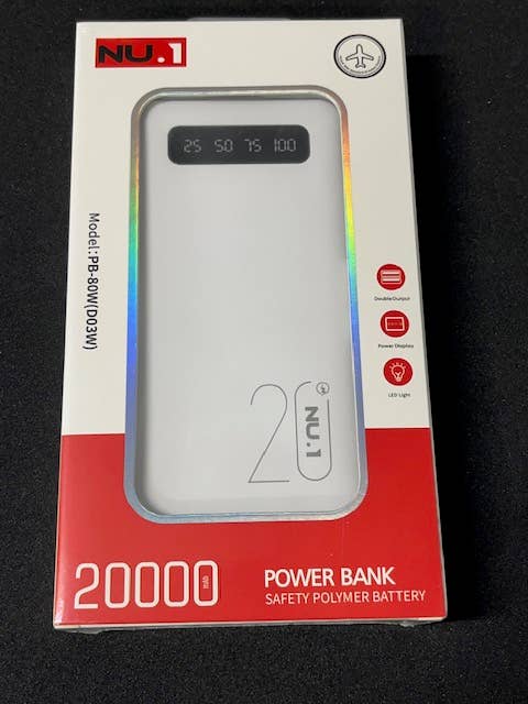 7 Star - Vendita all'ingrosso Caricatori portatili - Batteria polimerica Power Bank NU-1 da 20.000 mAh con marchio1