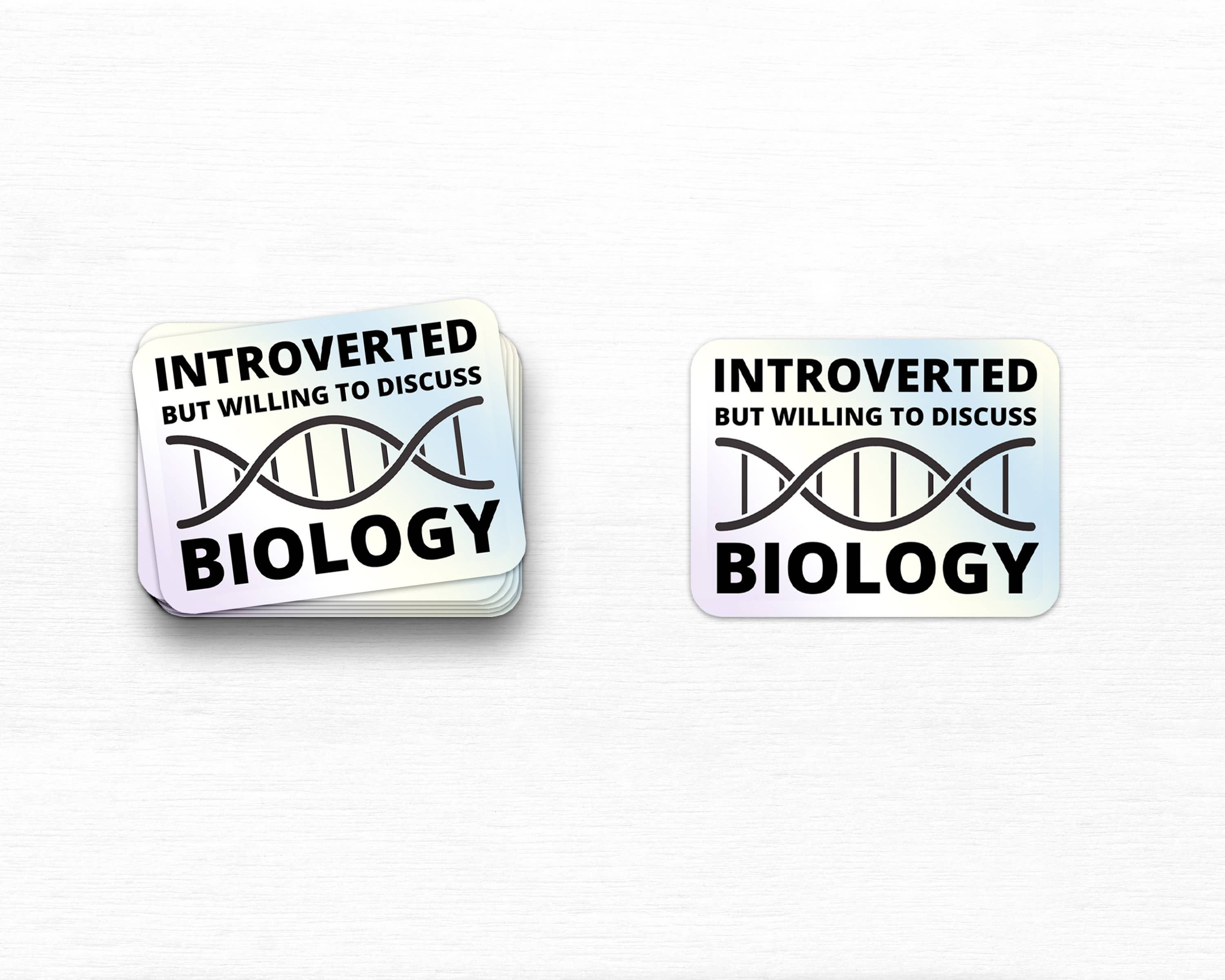 Science & Snark - Wholesale Sticker - Biology Stickers, Holographic Science Sticker3
