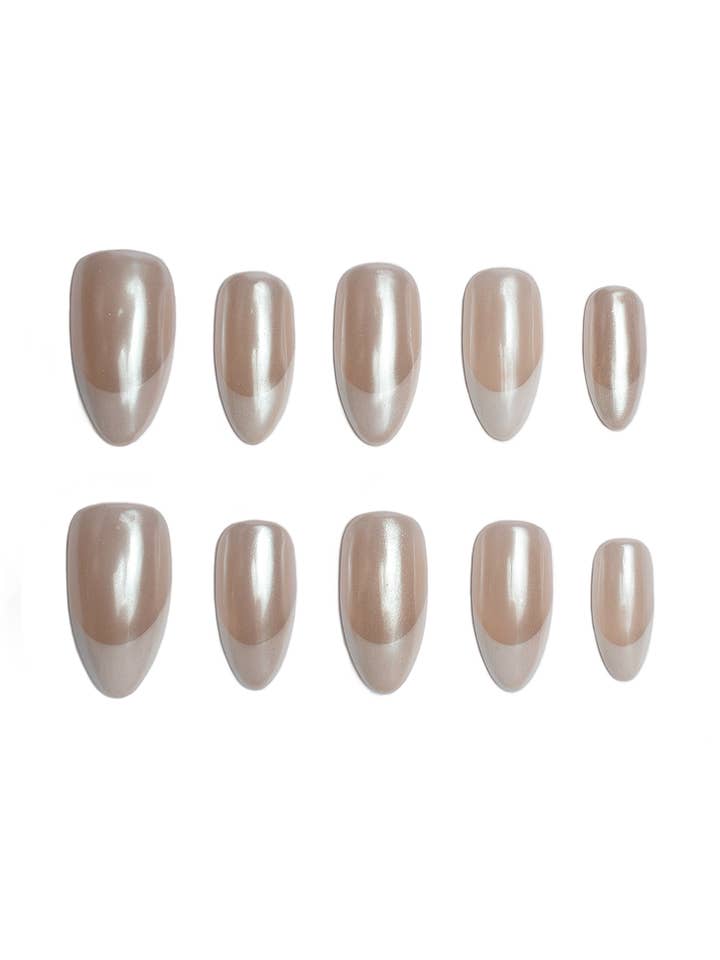 Stella Glazed White French Tip for wholesale by Claws Instant Nails LLC