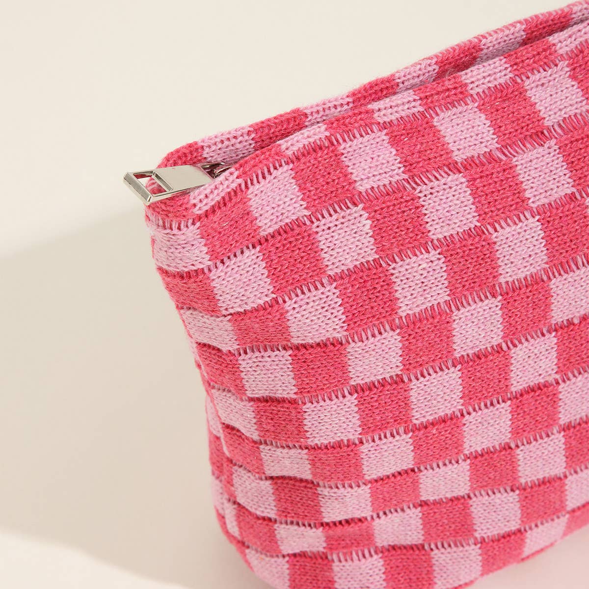 ACCITY - Wholesale Makeup/Cosmetic Bag - LARGE PLAID WASH BAG COSMETIC BAG_CWAB10346