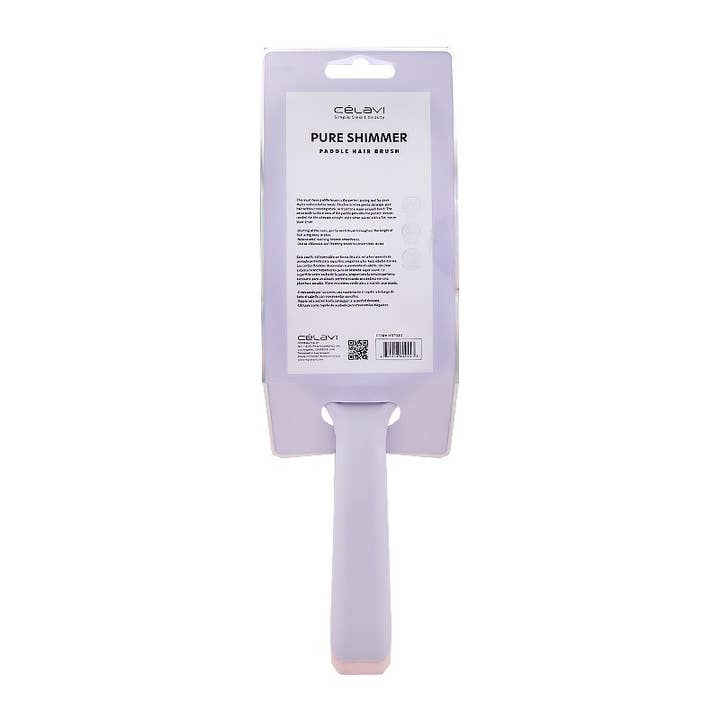 PINEAPPLE Beauty - Vente Peigne/brosse à cheveux - Brosse à cheveux à palette Celavi HRP010 Pure Shimmer Purple - 12 pièces