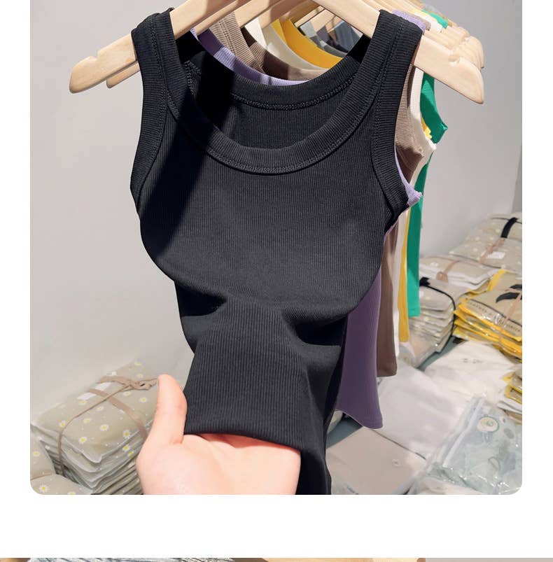 Hope & Sunshine - Wholesale Tank Top - Women's - Ribbed Knit Tank Top4