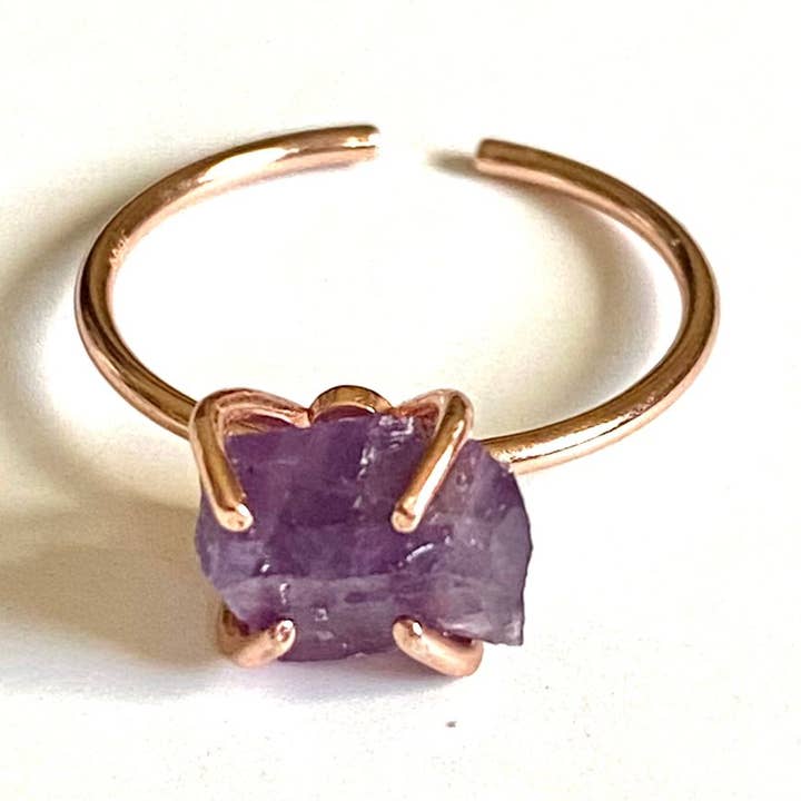 Crystal Magic Stacking Ring - Amethyst for wholesale by Mystical and Whimsical