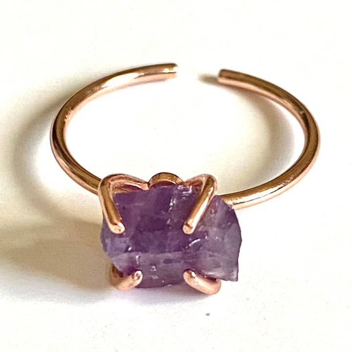 Crystal Magic Stacking Ring - Amethyst for wholesale by Mystical and Whimsical