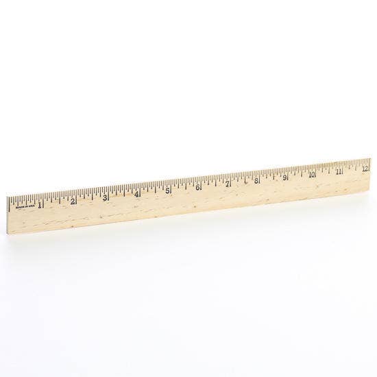 Factory Direct Craft - Wholesale Decorative tabletop object - 12" L Traditional Wooden School Ruler2