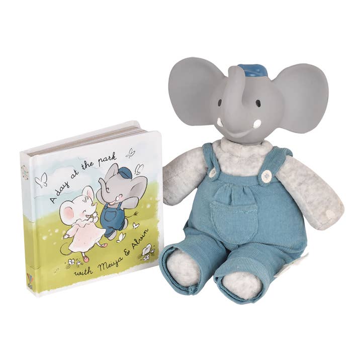 Tikiri Toys LLC - Wholesale Teether (Not Clip-On) - Baby - Mini Alvin the Elephant Rubber Head Toy