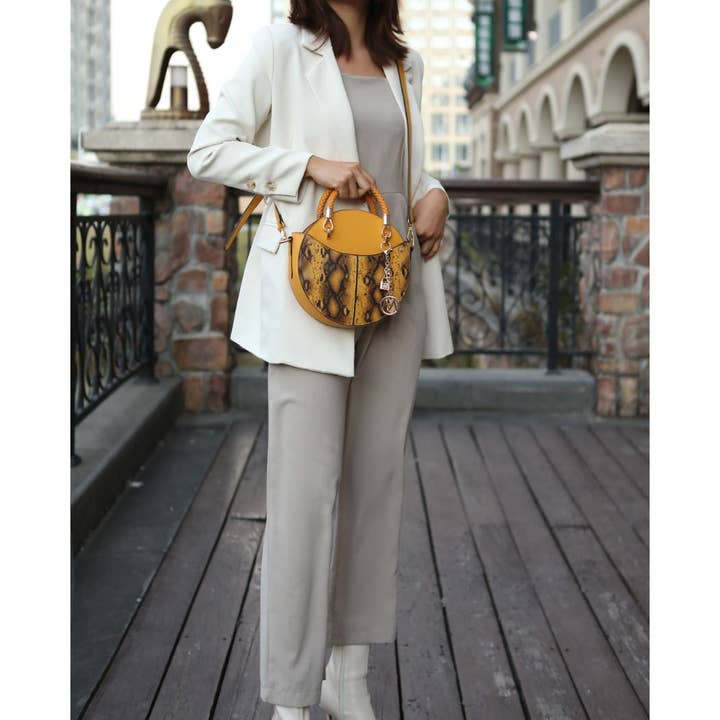 MKF Collection - Wholesale Crossbody Bag - Women's - Camille Crossbody Handbag Vegan Leather Women by Mia k.