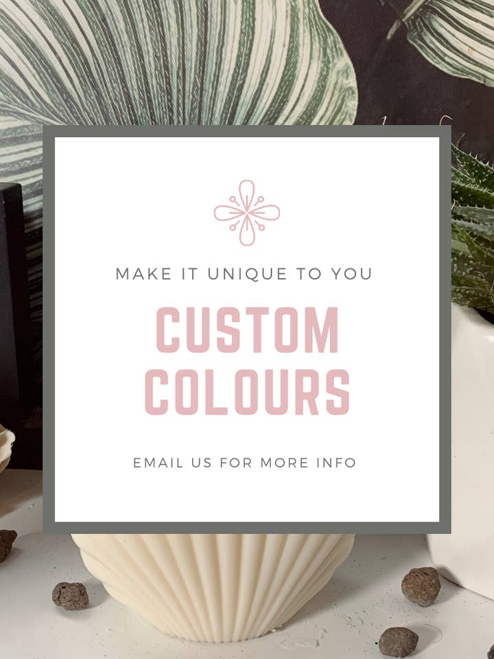 Large Clam Shell Candle (2 colours) for wholesale by AfterBurnCandles