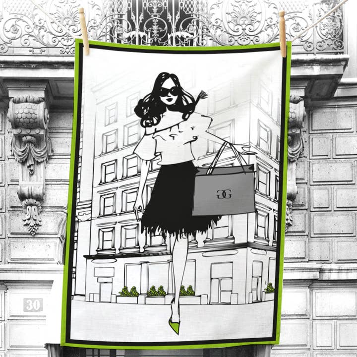 Fashion- GG theedoek voor wholesale door Catherine Loves