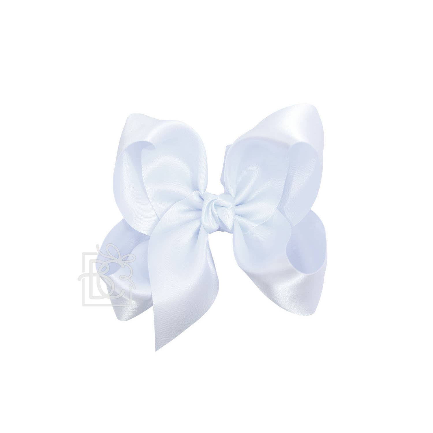 Beyond Creations, LLC - Wholesale Hair Bow - Kids - SATIN BOW ON CLIP153