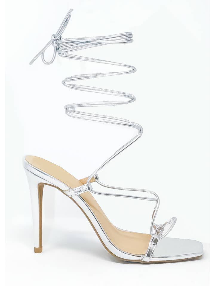 Shoes By Alexandria Brandao - Wholesale High heels – Women’s - Ana Silver Heels4