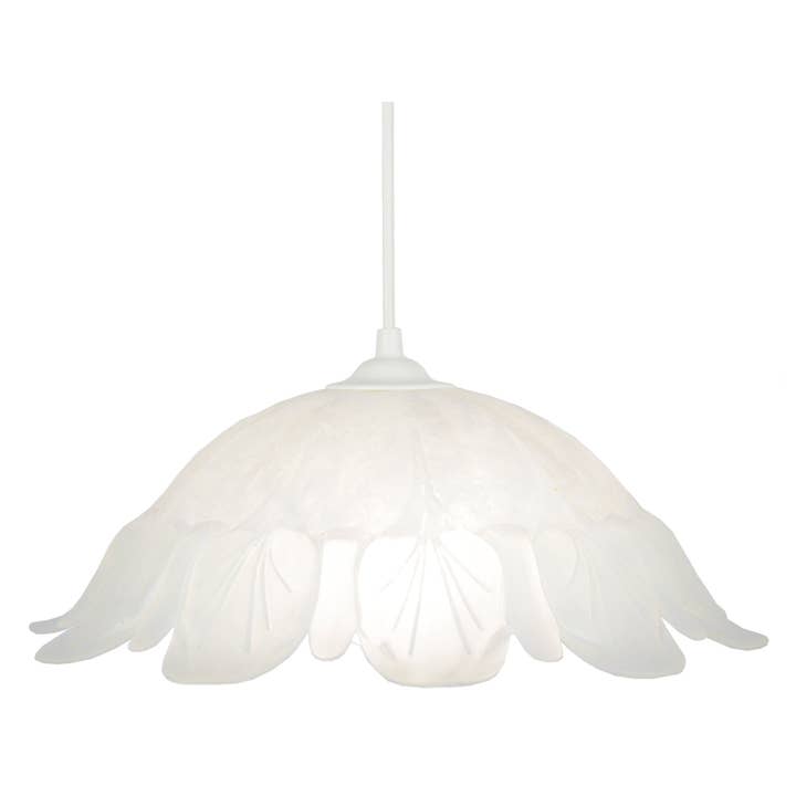 JASMIN - Hvid Glas Kuppel Suspension for engroshandel hos Tosel Shop