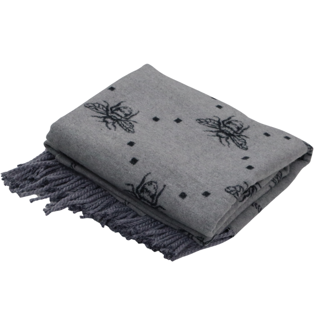 Alba Wholesale - Wholesale Scarf - Women's - Supersoft Bee Scarves (With Tassels)2