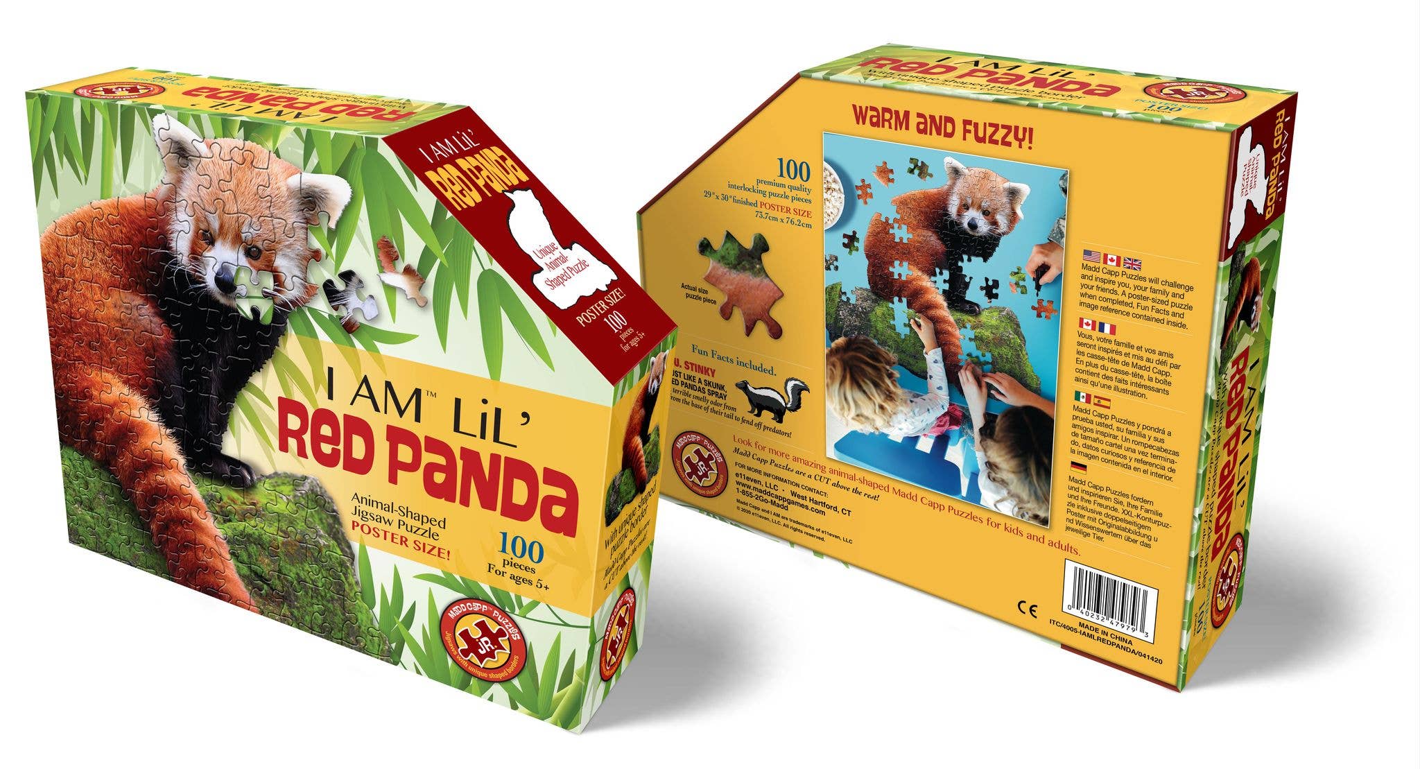 Madd Capp Games & Puzzles - Wholesale Puzzle - Kids - I AM Lil RED PANDA 100 piece jigsaw puzzle - gift3